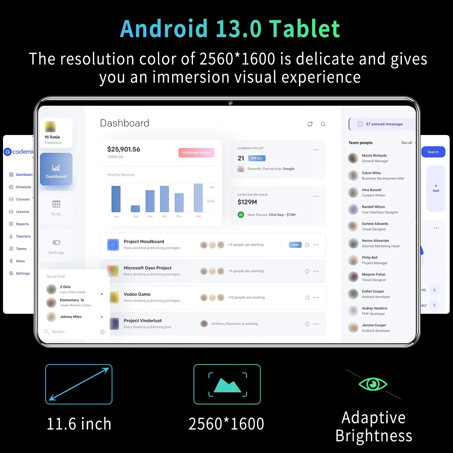 Best Android 13 Tablet | 11.6 inch 5G Tablet | Smart Phones London