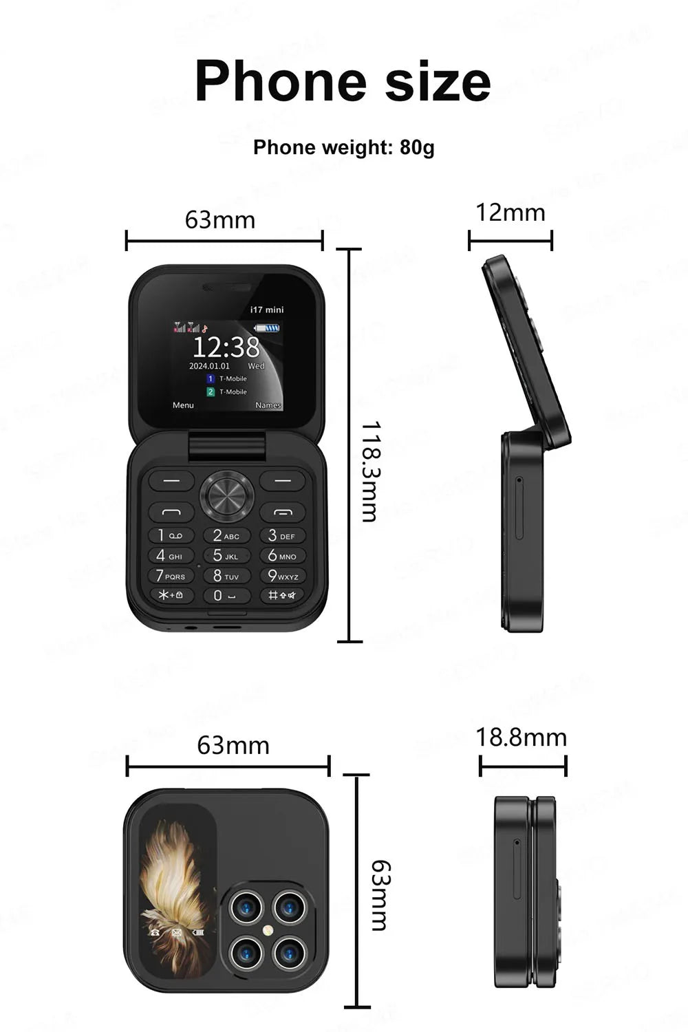 Soyes Mini Phone | Foldable Mobile Phone | Smart Phones London