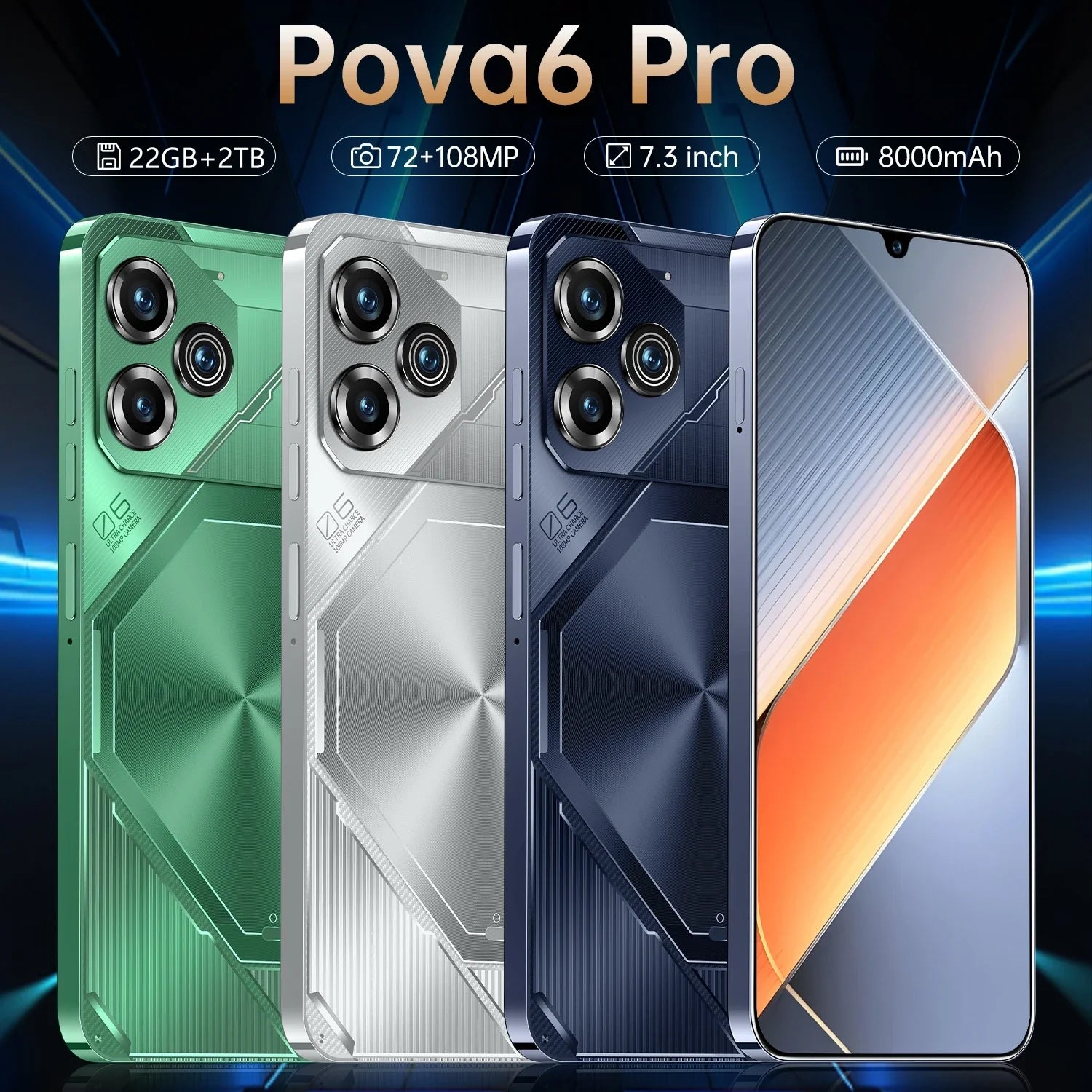 Tecno Pova 6 Pro | Dual SIM Cellphone | Smart Phones London